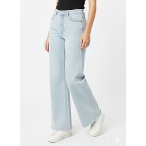 Garage Denim Wide Leg High Rise Light Wash Jeans Women's Size‎ 11